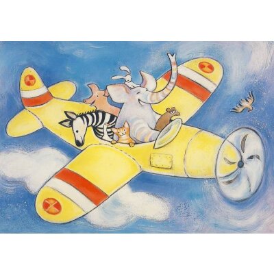 Geertje van der Zijpp. Das gelbe Flugzeug