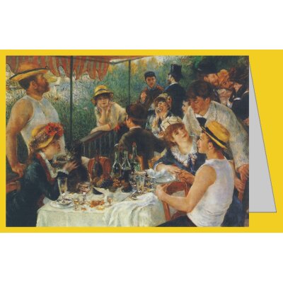 Piere-Auguste Renoir. Das Mittagessen der Bootsfahrer. 1881