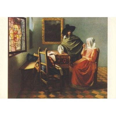 Jan Vermeer van Delft. Die Weinprobe