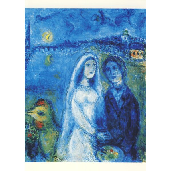 Marc Chagall. Brautpaar mit Eifelturm, 1982/83
