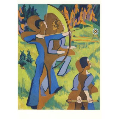 Ernst Ludwig Kirchner, Bogenschützen, 1935