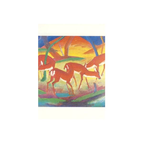 Franz Marc. Rote Rehe 1910, 1910. KK