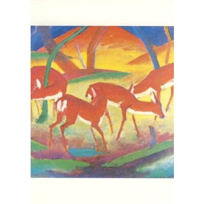 Franz Marc. Rote Rehe 1910, 1910. KK