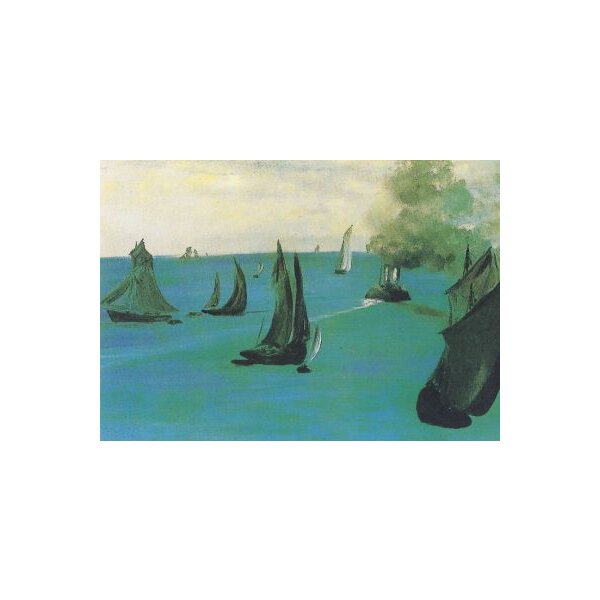 Edouard Manet. Das Dampfschiff, Seestück oder Ruhige See...