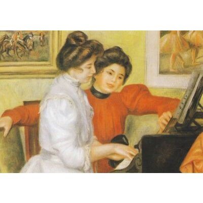 Piere-Auguste Renoir. Yvonne und Christine Leidl am Klavier
