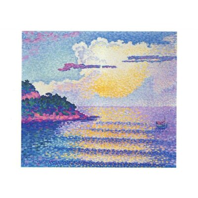 Henri-Edmond Cross. Sonnenuntergang über dem Meer, 1896