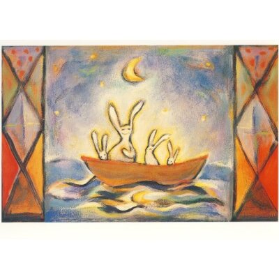Geertje van der Zijpp. Kaninchenboot