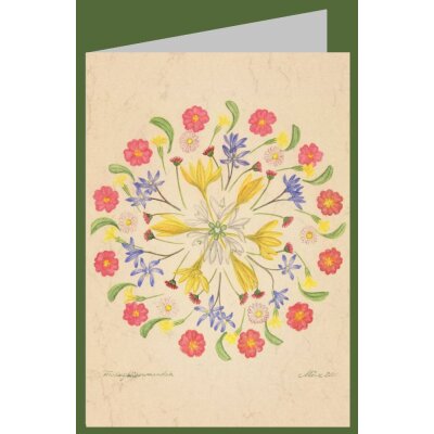 Anna Malten. Frühlingsblütenmandala. Mini-DK