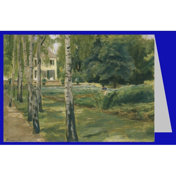 Max Liebermann. Die Birkenallee im Wannseegarten/Westen
