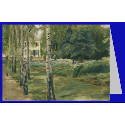 Max Liebermann. Die Birkenallee im Wannseegarten/Westen