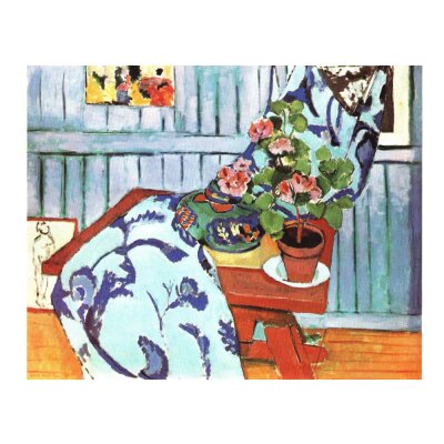 Henri Matisse. Stillleben mit Geranien, 1910