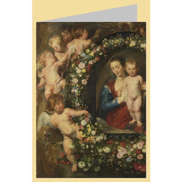 Rubens, Peter-Paul, Madonna mit Blumenkranz