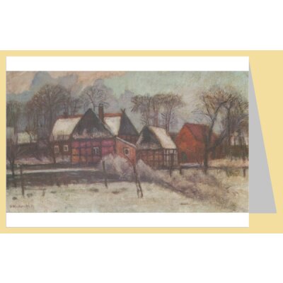 Otto Modersohn. Winter in Fischerhude, 1933