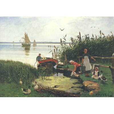 Walter Leistikow. Am Jasmunder Bodden auf Rügen, 1888