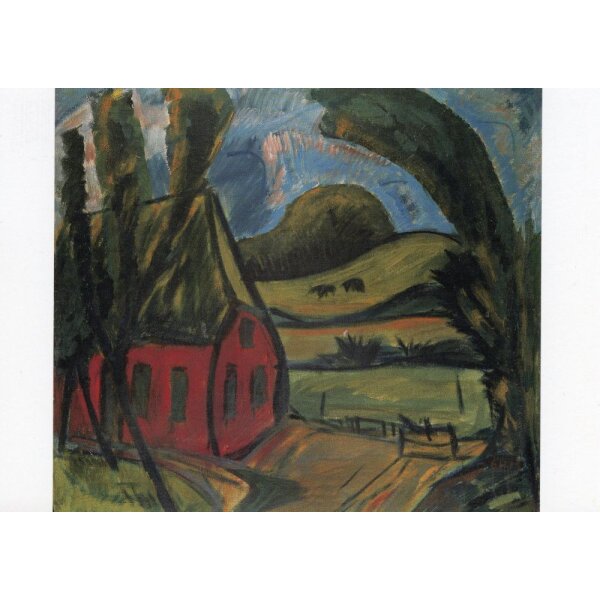 Erich Heckel. Bauernhaus. Osterholz 1913