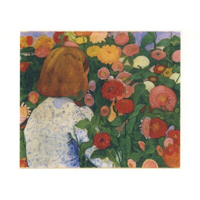 Cuno Amiet. Mädchen mit Blumen, 1896