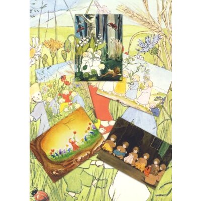 Wurzelkinderset mit 5 verschiedene Karten