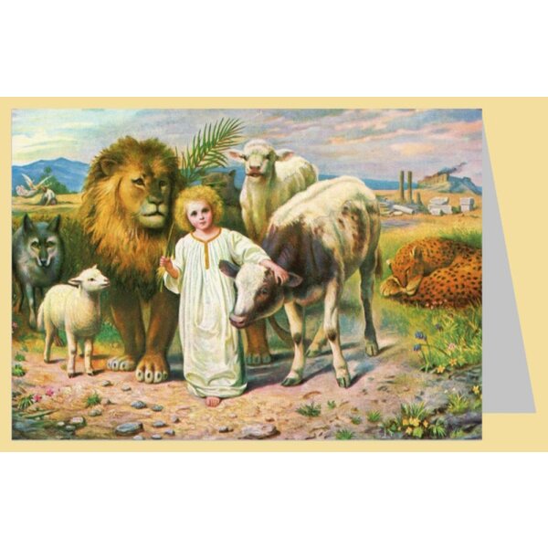 William Strutt. Ein kleines Kind soll sie führen, (Jesaja 11,6)