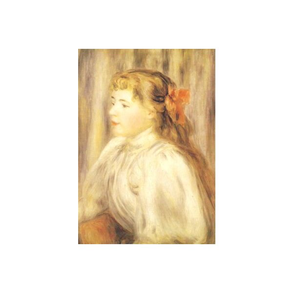 Piere-Auguste Renoir. Mädchenbildnis