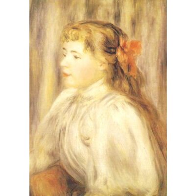 Piere-Auguste Renoir. Mädchenbildnis
