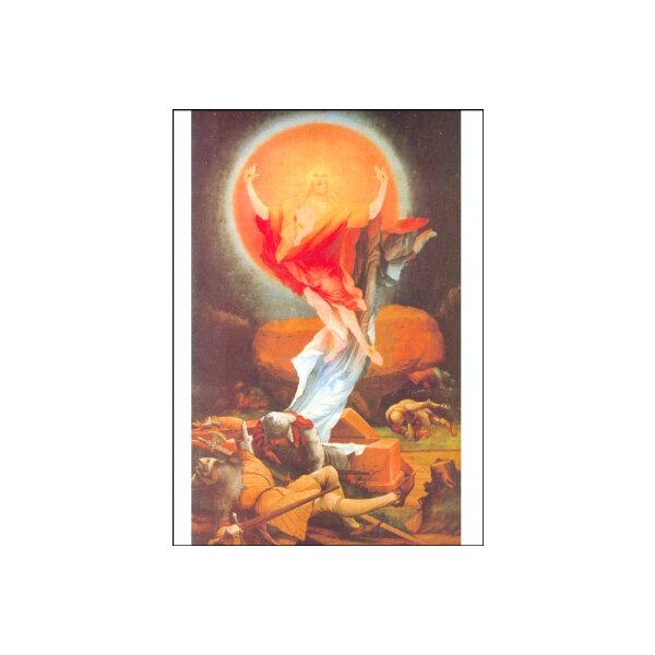 Matthias Grünewald. Auferstehung Christi (Ausschnitt aus dem Isenheimer Altar)
