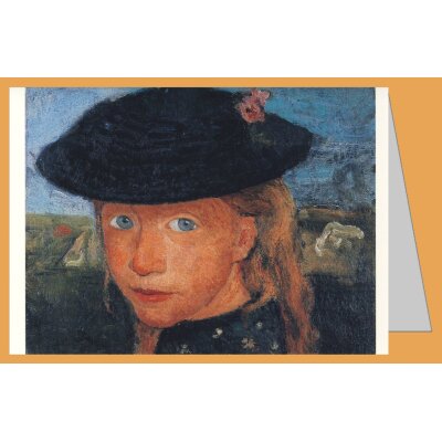 Modersohn-Becker. Kopf eines kleinen Mädchens