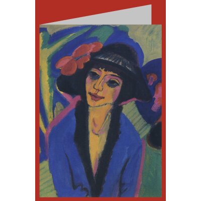 Ernst Ludwig Kirchner. Bildnis Gerda, 1914