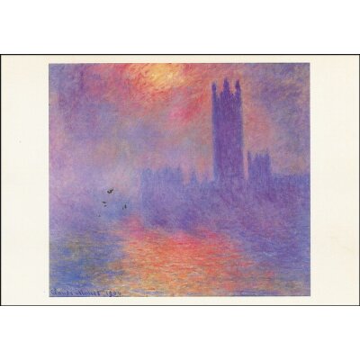 Claude Monet. Parlament Sonnenuntergang