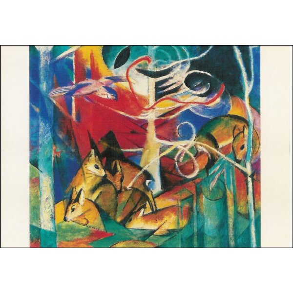 Franz Marc. Rehe im Wald, 1913