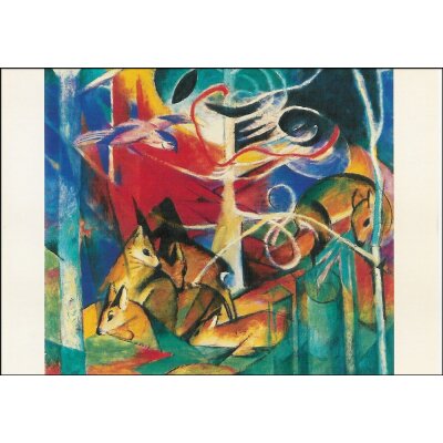 Franz Marc. Rehe im Wald, 1913