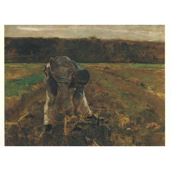 Max Liebermann. Der Kartoffelpflücker, 1874/75