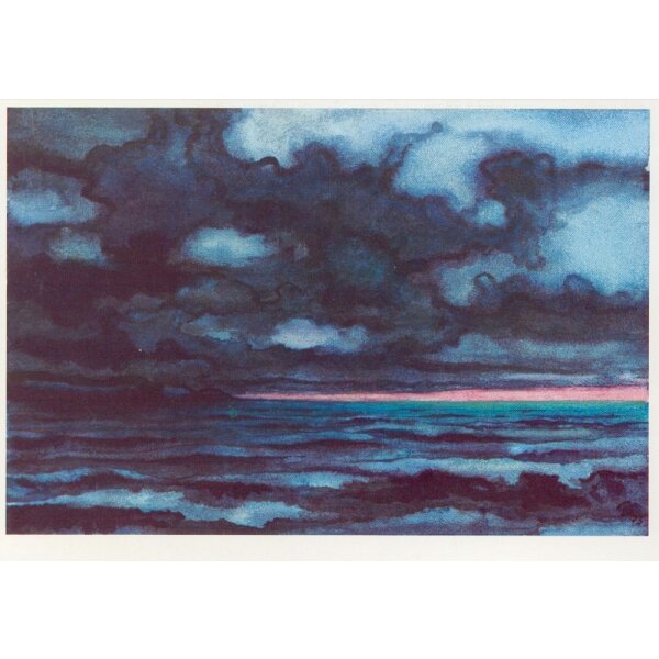 Hans Geissberger. Abziehendes Gewitter