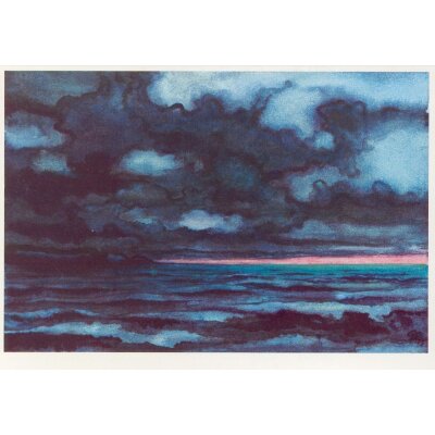 Hans Geissberger. Abziehendes Gewitter