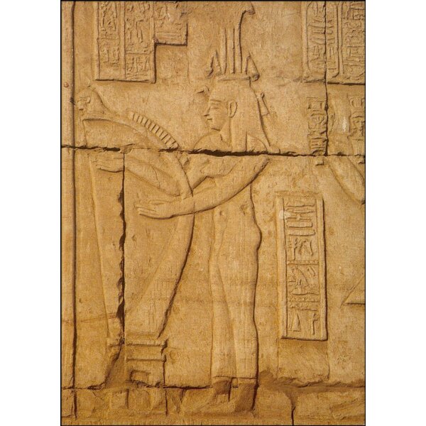 Aegyptisch. Harfenspielerin, 332-30 v. Chr. Ptolemäisch