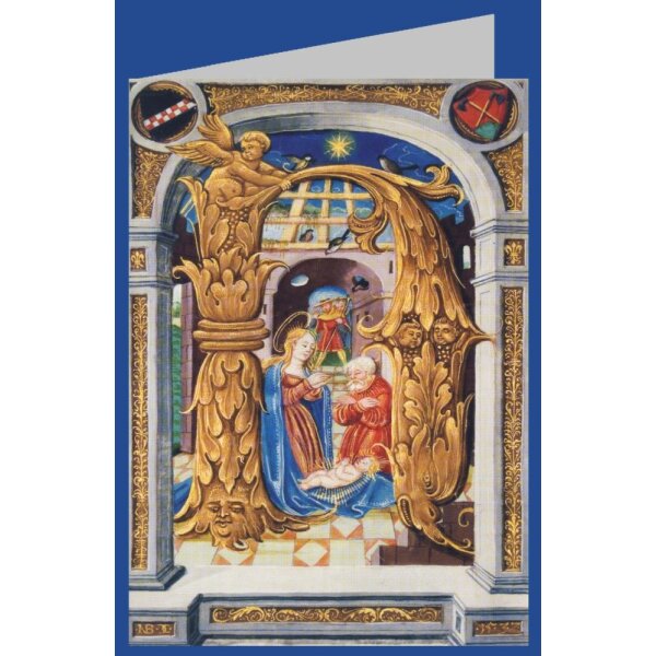Monogrammist. Initiale mit Geburt Christi (Ausschnitt), 1532