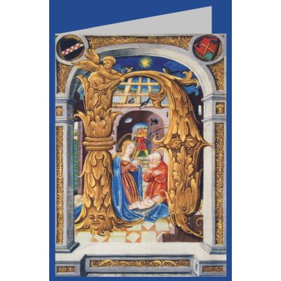 Monogrammist. Initiale mit Geburt Christi (Ausschnitt), 1532