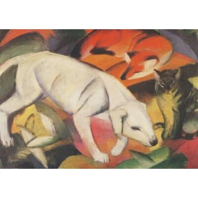 Hund, Fuchs und Katze, Marc