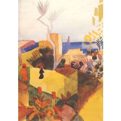 Landschaft am Meer, 1914, Macke