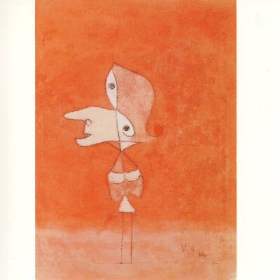 Paul Klee. Bildnis von Brigitte, Ganze Figur, 1928