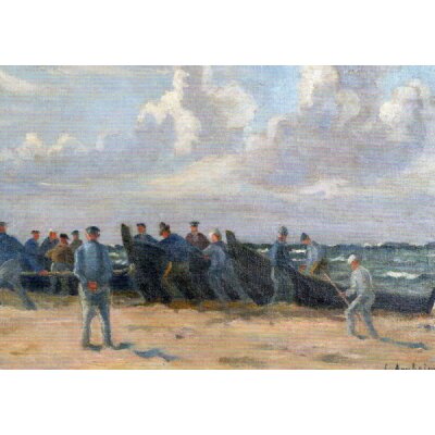 Clara Arnheim. Fischer am Strand, um 1920