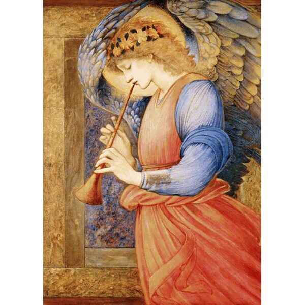 Edward Burne-Jones. Flageolett spielender Engel