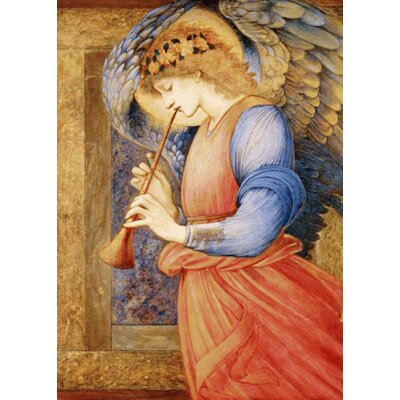 Edward Burne-Jones. Flageolett spielender Engel