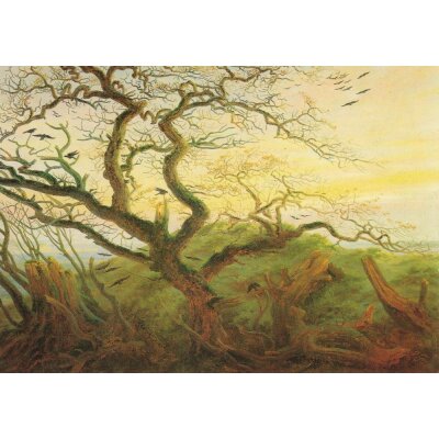 Caspar David Friedrich. Baum mit Krähgen