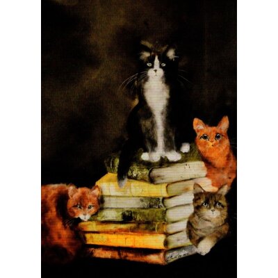 Dédé Moser. Meine super intellektuellen Katzen