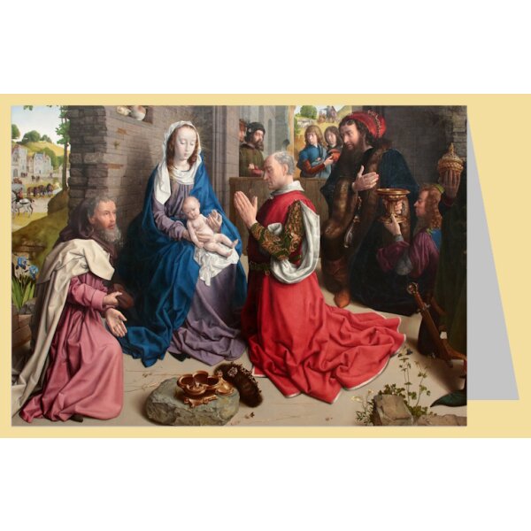 Hugo van der Goes. Anbetung der Könige, 1470