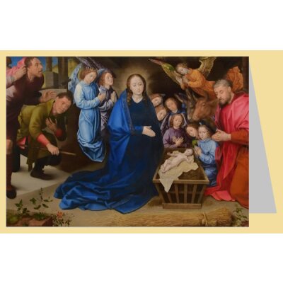 Hugo van der Goes. Anbetung der Hirten, 1480