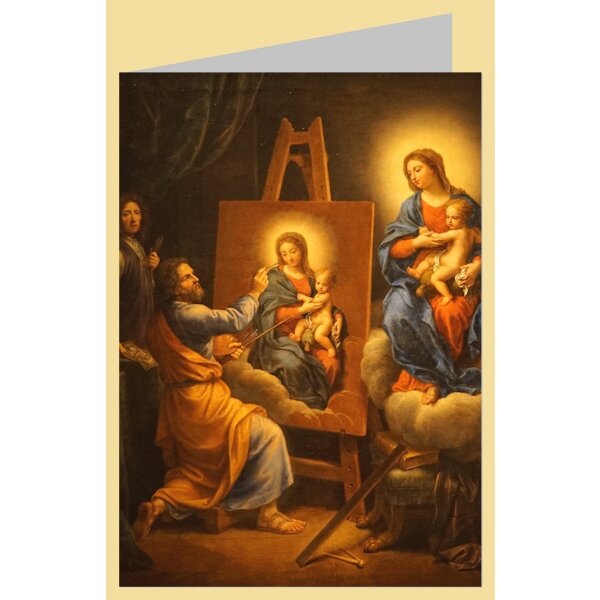 Pierre Mignard. Der Heilige Lukas malt die Madonna