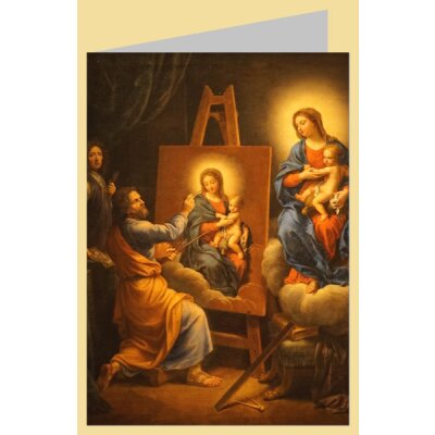 Pierre Mignard. Der Heilige Lukas malt die Madonna