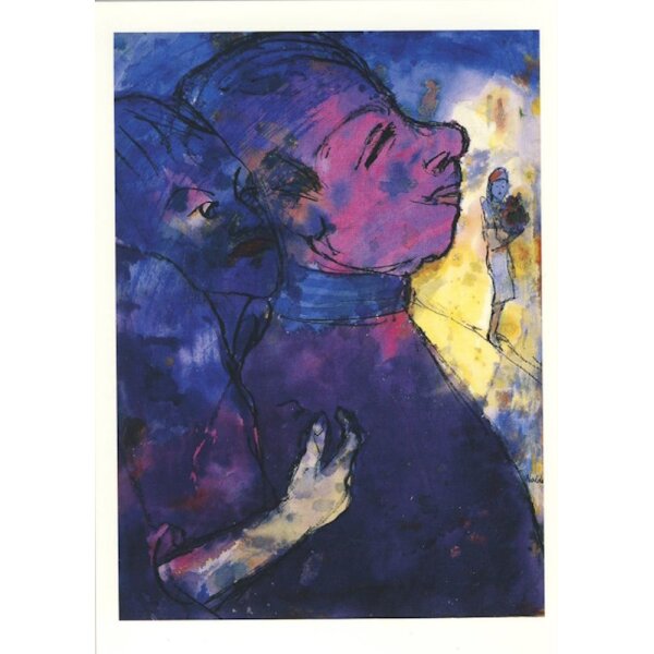 Emil Nolde. Paar, blauviolett, 1931/35