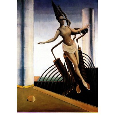 Max Ernst. Die schwankende Frau, 1923